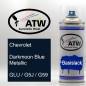 Preview: Chevrolet, Darkmoon Blue Metallic, GLU / G5J / G59: 400ml Sprühdose, von ATW Autoteile West.
